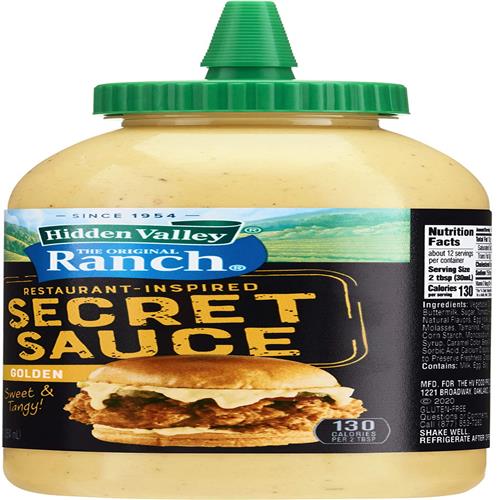 Hidden Valley The Original Ranch Chicken Secret Sauce, 12 Fluid Ounce Squeezable Bottle (Package May Vary)
