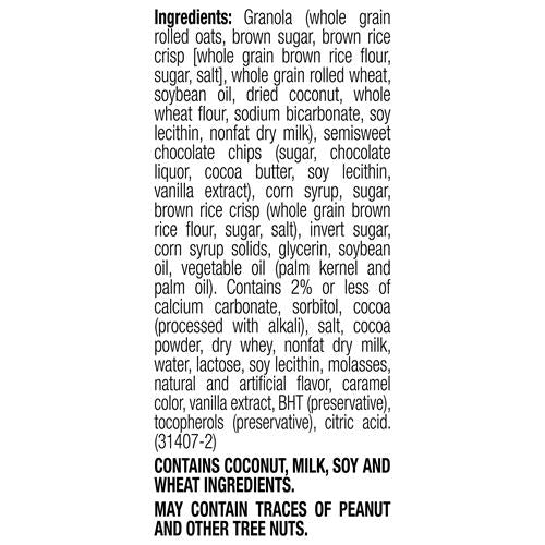 Quaker Big Chewy Granola Bars, 60% Larger, Chocolate Chip, (5 Pack)