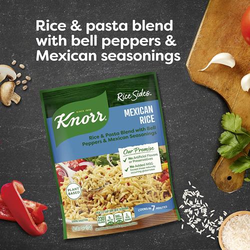Knorr Rice Sides For A Tasty Rice Side Dish Mexican Rice No Artificial Flavors, No Preservatives, No Added Msg 5.4 Oz