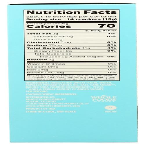 Whole Foods Market, Oyster Crackers, 8 Oz