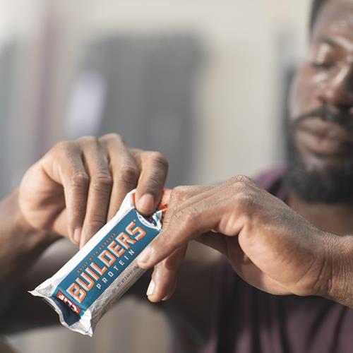 Clif Builders Protein Bar- Chocolate Mint Flavor - 20G Plant Based Protein - Gluten Free - Non-Gmo - Low Glycemic - No Artificial Sweeteners - 2.4 Oz.