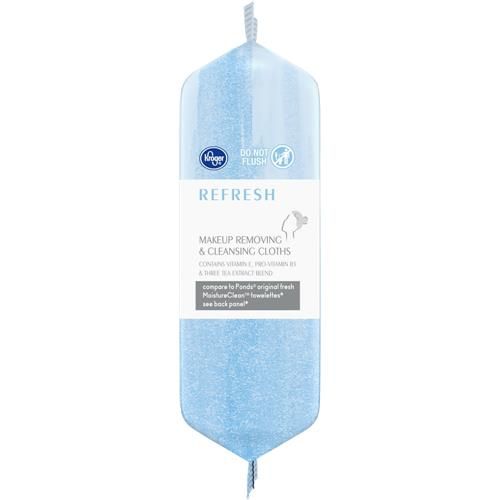 Kroger Refresh Makeup Removing & Cleansing Cloths 30 ct