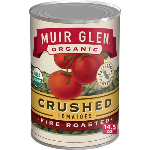 Muir Glen Organic Crushed Fire Roasted Canned Tomatoes, 14.5 Oz.