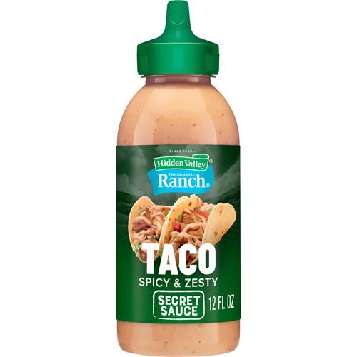 Hidden Valley The Original Ranch Taco Secret Sauce, 12 Fluid Ounce Squeezable Bottle (Package May Vary)