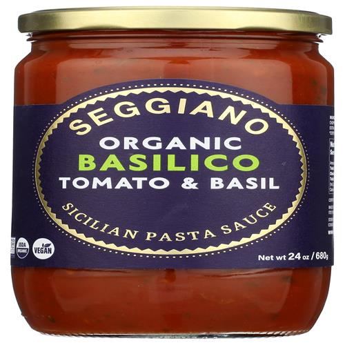 Seggiano Organic Basilico Pasta Sauce, 24 Oz