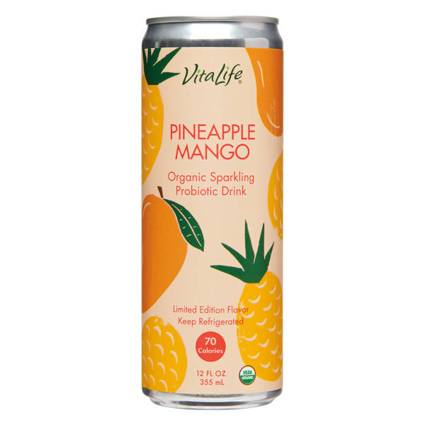VitaLife Pineapple Mango  Probiotic Spritzer, 12 fl oz