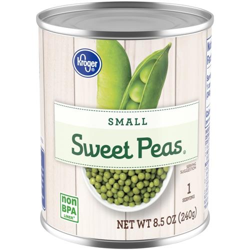 Kroger Small Sweet Peas 8.5 oz