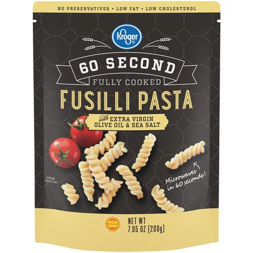 Kroger 60 Second Fully Cooked Fusilli Pasta 7.05 oz