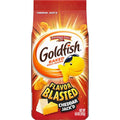 Goldfish Flavor Blasted Cheddar Jackd Crackers, Snack Crackers, 6.6 Oz Bag
