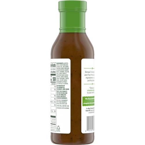 Simple Truth No Sugar Added Balsamic Vinaigrette Salad Dressing 12 fl oz