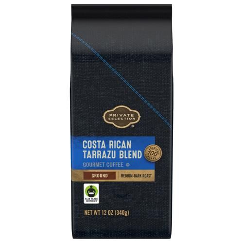Private Selection Costa Rican Tarrazu Medium-Dark Roast Ground Coffee 12 oz
