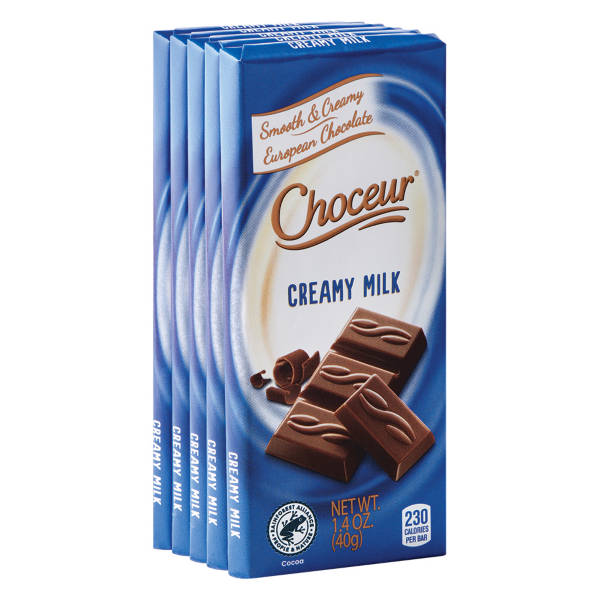 Choceur Milk Mini Chocolate Bars, 5 count - 5 x 1.4 oz.