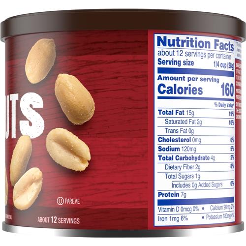 Kroger Salted Peanuts 12 oz