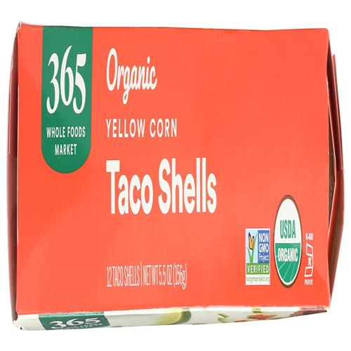 Whole Foods Market Organic Yellow Taco Shells, 5.5 Oz