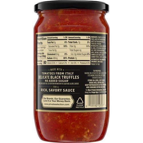 Private Selection Tomato & Black Truffle Pasta Sauce 24 oz
