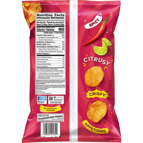 Lays Potato Chips Chile Limon, 7.75 Oz