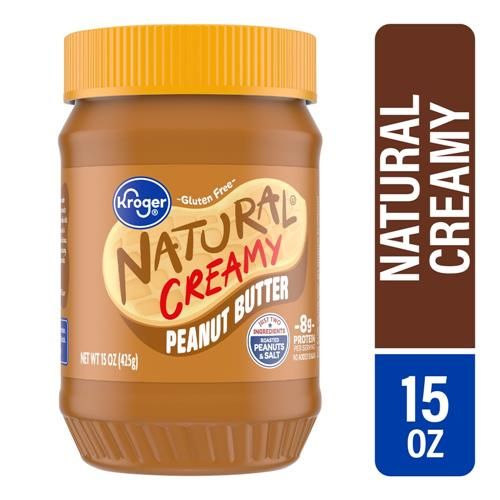 Kroger Natural Peanut Butter Creamy 15 oz