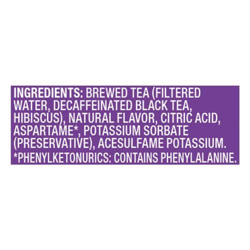 Kroger Real Brewed Zero Sugar Blackberry Sweet Decaf Tea 64 fl oz