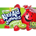 Kool-Aid Jammers Strawberry Kiwi Flavored Drink, 10 Ct Box, 6 Fl Oz Pouches