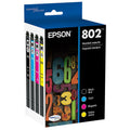 New, Pre-Owned - Epson T802 Standard Yield Multi-Color (4-Pack) Ink Cartridge, T802120-BCS
