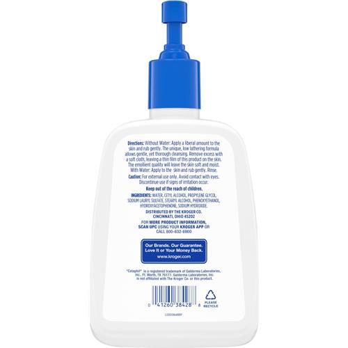 Kroger Gentle Skin Face Wash for All Skin Types with Mild Formula 16 fl oz
