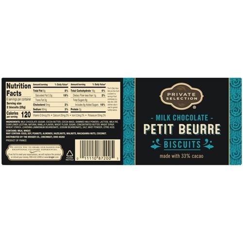 Private Selection Milk Chocolate Petit Beurre Biscuits 5.29 oz