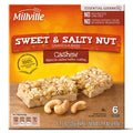 Millville Sweet & Salty Nut Cashew Granola Bars, 6 count