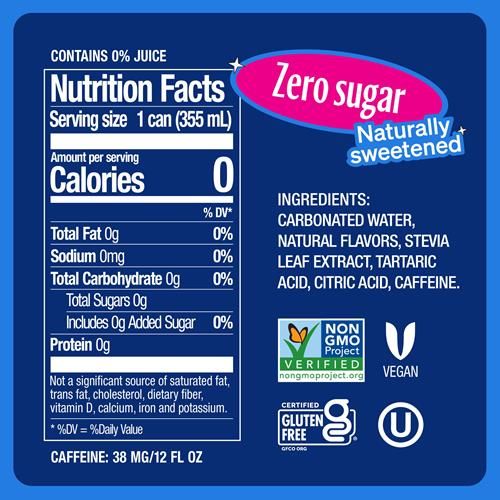 Zevia Zero Calorie Soda, Cherry Cola, 12 Fl Oz Cans (Pack Of 6)