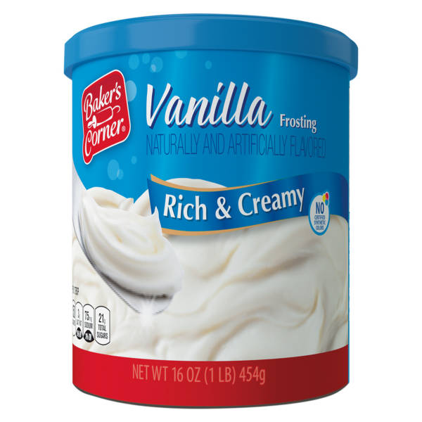 Baker's Corner Vanilla  Frosting, 16 oz