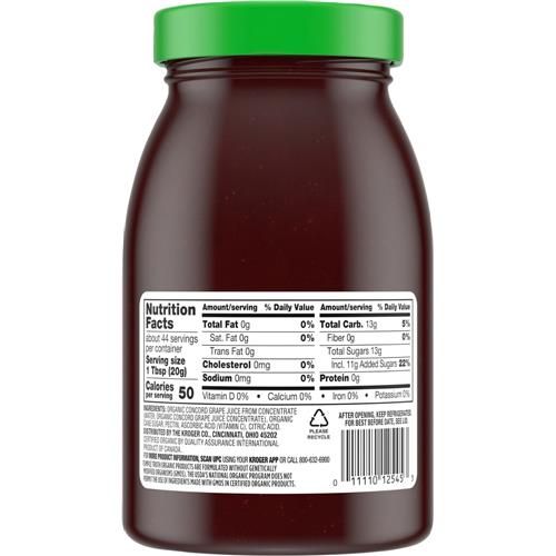 Simple Truth Organic Grape Jelly 31 oz