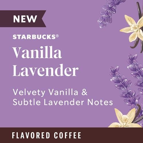 Starbucks Ground Coffee, Vanilla Lavender Flavored Coffee, 100% Arabica, Limited Edition, 1 Bag (11 Oz)