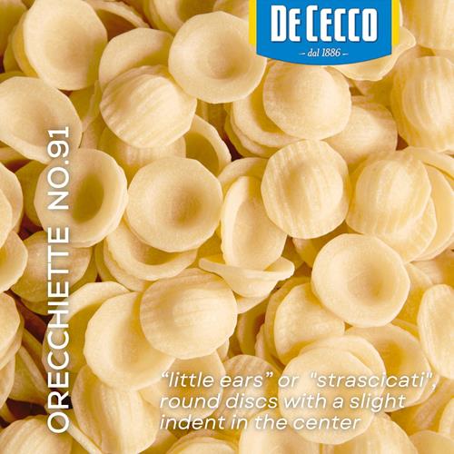 De Cecco Orecchiette No. 91 Pasta 16 Oz. Box