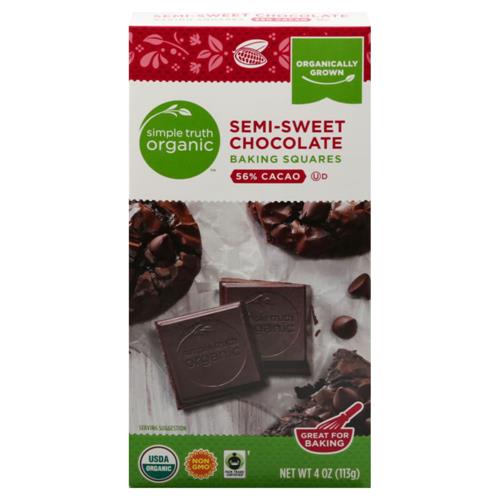 Simple Truth Organic Semi-Sweet Chocolate Baking Squares 4 oz