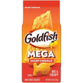 Goldfish Mega Bites, Sharp Cheddar Crackers, 5.9 Oz Bag