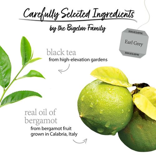 Bigelow, Earl Grey Tea (Caffeinated), 20 Count