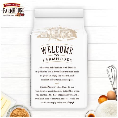 Pepperidge Farm Farmhouse Thin And Crispy Dark Chocolate Chip Cookies, 6.9 Oz Bag (14 Cookies)