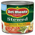 Del Monte Stewed Tomatoes With Basil, Garlic And Oregano, 14.5 Oz Can