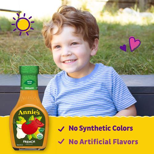 Annies Organic French Salad Dressing, Vegan, Non-Gmo, 8 Fl Oz