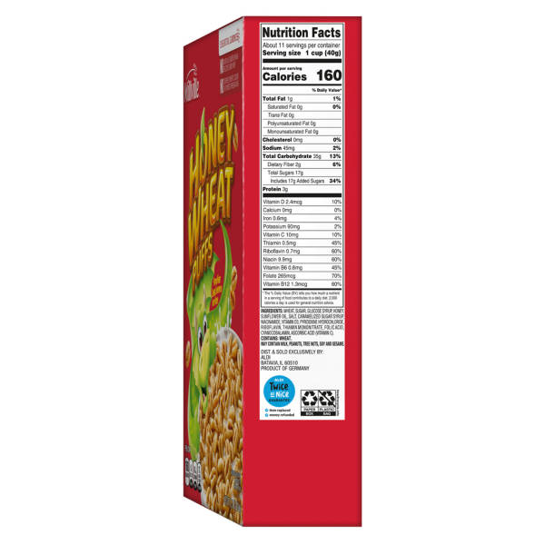 Millville Honey Wheat Puffs Cereal, 15.3 oz