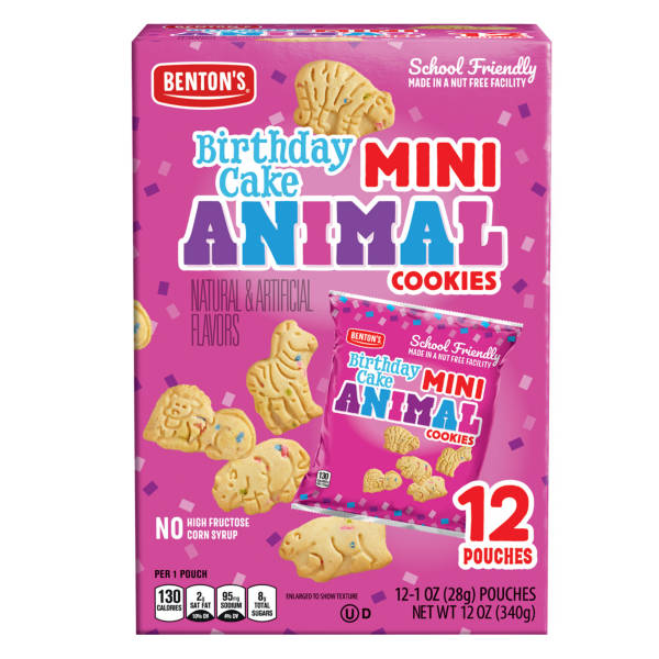 Benton's Birthday Cake Cookies, 12 count