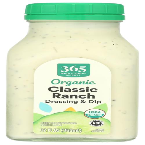 Whole Foods Market, Organic Classic Ranch Dressing, 12 Fl Oz