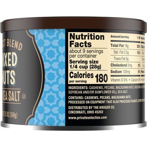 Private Selection Sea Salted Mixed Nuts 8.75 oz