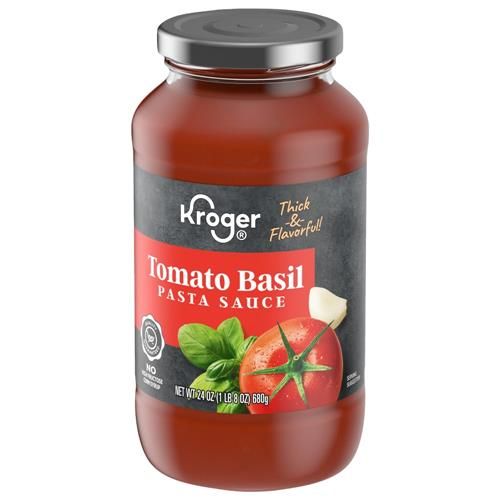 Kroger Tomato Basil Pasta Sauce 24 oz