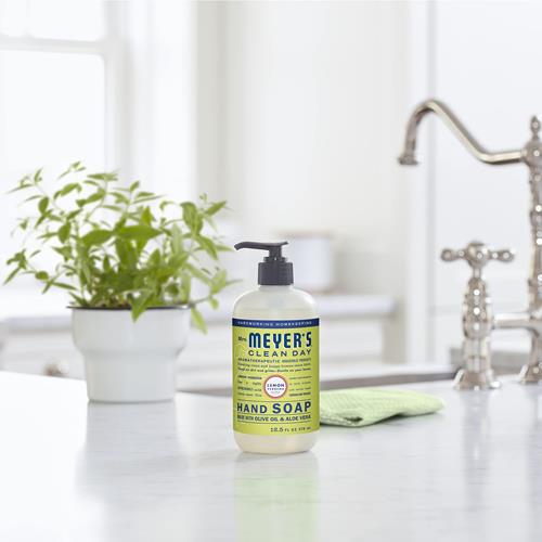 Mrs. Meyers Clean Day Hand Soap, Made With Essential Oils, Biodegradable Formula, Lemon Verbena, 12.5 Fl. Oz