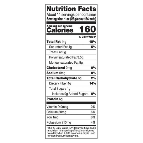 Southern Grove Unsalted Whole Almonds, 14 oz