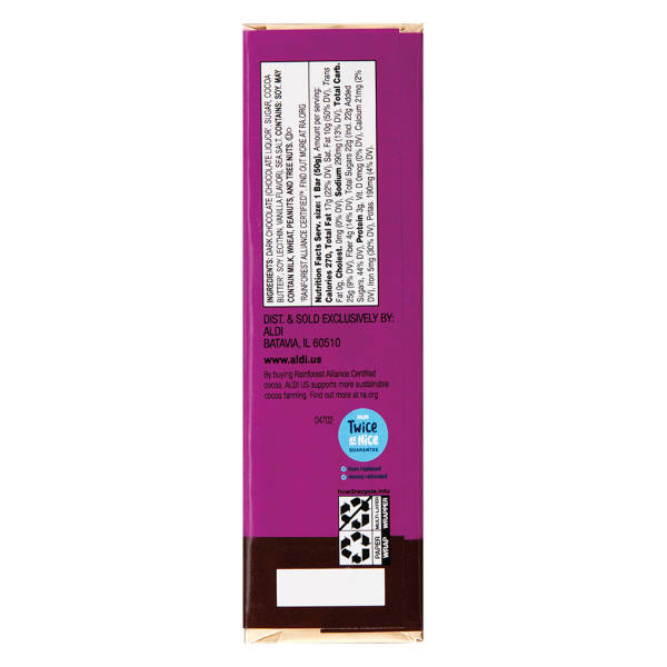 Choceur 54% Dark Chocolate Sea Salt Bar, 1.75 oz