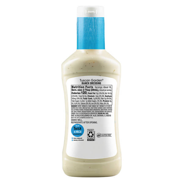 Tuscan Garden Ranch Dressing,  16 fl oz