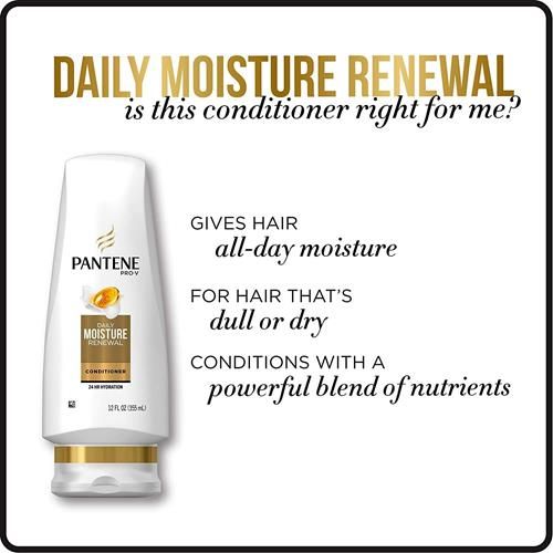 Pantene Pro-V Daily Moisture Renewal Conditioner, 3.38 Fl Oz