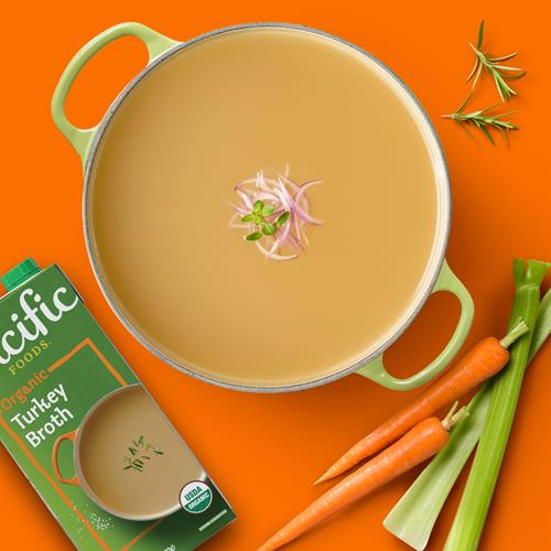 Pacific Foods Organic Turkey Broth, 32 Ounce