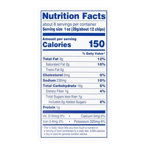 Kroger Chili Lime Potato Chips 7.75 oz